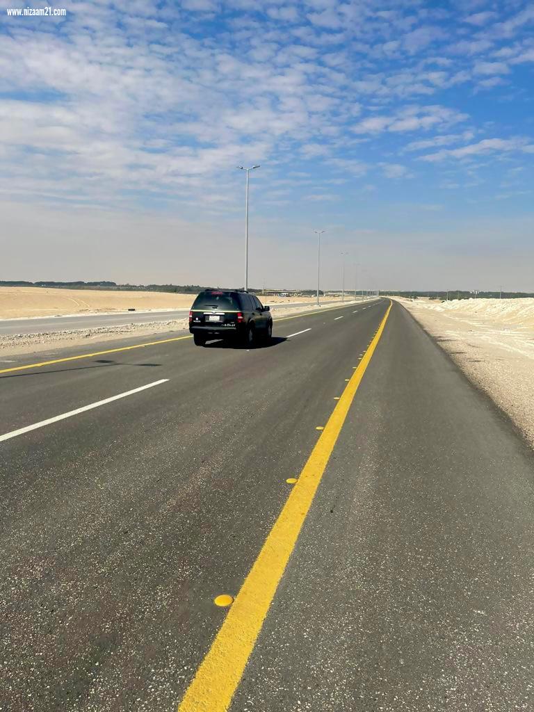 بلديه جوف بني هاجر تفتتح طريق الملك عبدالعزيز الجهة الجنوبية