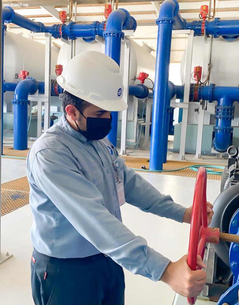 التحلية تُوظِف خبراتها الهندسية في تحسين جودة مياه عتود ومربة