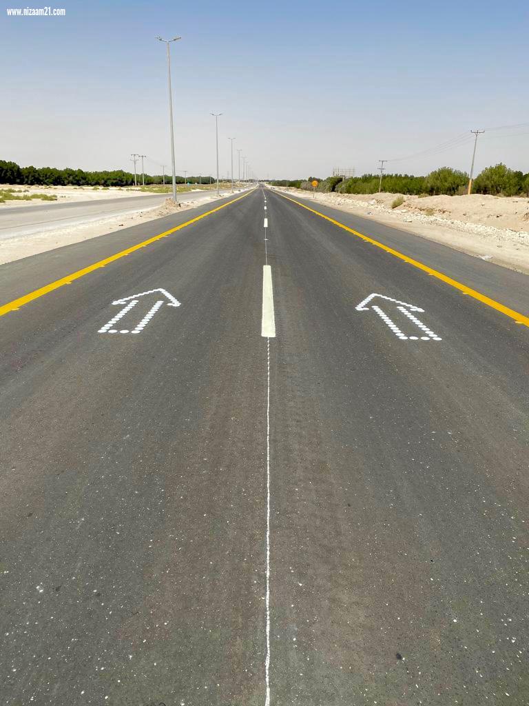 بلديه جوف بني هاجر تفتتح طريق الملك عبدالعزيز الجهة الجنوبية