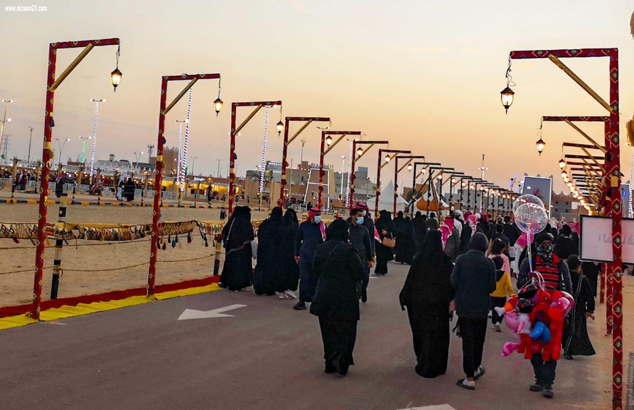 100 ألف زائر يشهدون فعاليات مهرجان ربيع النعيرية العشرين 
