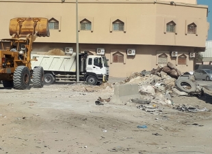 بلدية الجبيل ترفع أكثر من 15,400 م3 الأنقاض ومخلفات بناء مجهولة المصدر 